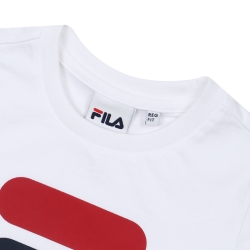 Fila Bigf Round - Poikien Poolopaita - Valkoinen | FI-74384